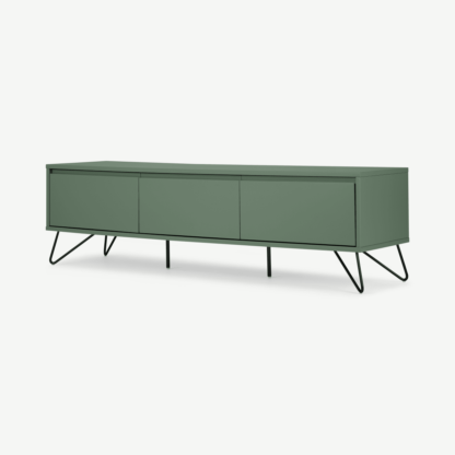 An Image of Elona Wide Media Unit, Fern Green & Black