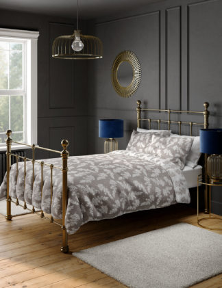 An Image of M&S Cotton Blend Fern Bedding Set