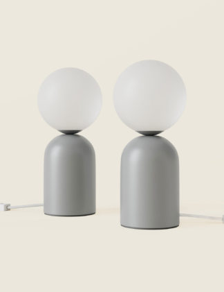 An Image of M&S Set of 2 Coby Table Lamps