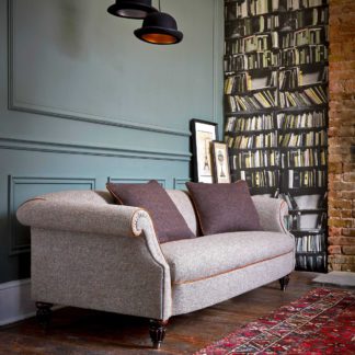 An Image of Tetrad Harris Bowmore Midi Sofa, Heather Tweed