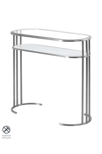 An Image of Aria Console Table Silver