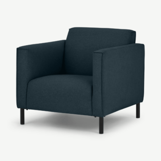 An Image of Herron Armchair, Aegean Blue