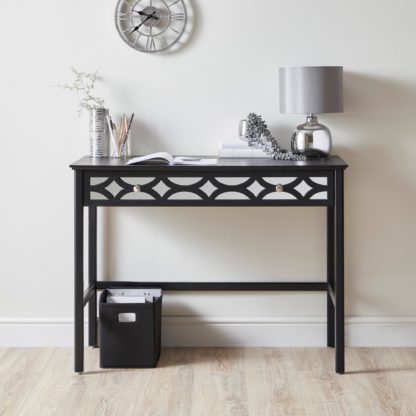 An Image of Delphi Black Desk Black