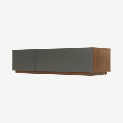 863cf942eabb913336d62d10bee7c73fad71caacd30b63d993fd6a87cdeb514f.png An Image of Hopkins Media Unit, Walnut Effect & Grey