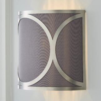 An Image of Delphi Wall Light Silver