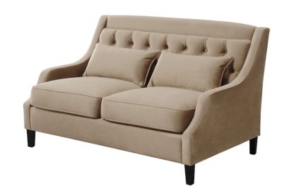 An Image of Zeno 2 seat Sofa Latte