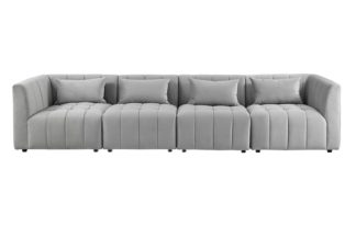 An Image of Essen Four Seat Sofa – Dove Grey