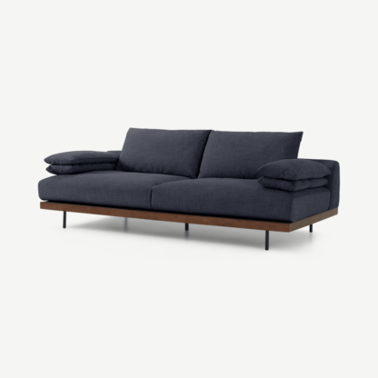 An Image of Zita 3 Seater Sofa, Kyoto Denim