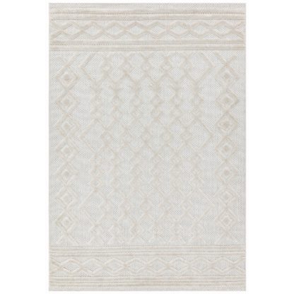 8e89672c62d99b872036fd4403f50917c12dd1290006ae0525dc24000170d2b2.jpg An Image of Asiatic Salta Geometric In & Outdoor Rug - 120x170cm - Cream