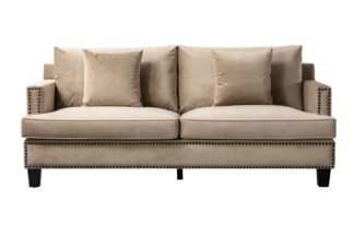 An Image of Brunswick Three Seat Sofa - Taupe