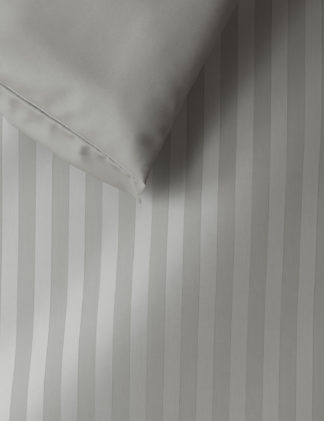 An Image of M&S Autograph Unisex Pure Cotton Double Cuff Bedding Set