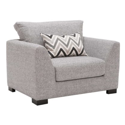 An Image of Milford Fabric Armchair, Vegas Zinc