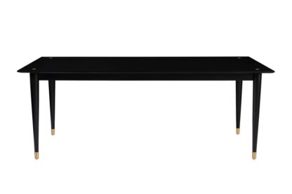 An Image of Como Black Dining Table