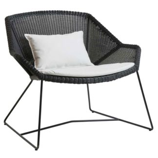 An Image of Cane-line Breeze Garden Lounge Chair with Cushions