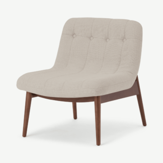 An Image of Halbert Accent Armchair, Oat Weave