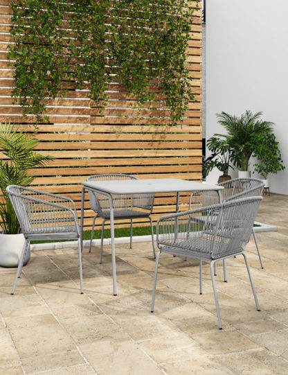 An Image of M&S Lois 4 Seater Garden Table & Chairs