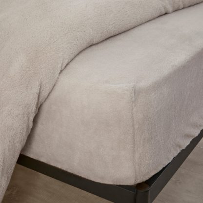 An Image of Teddy Bear Fitted Sheet Cream