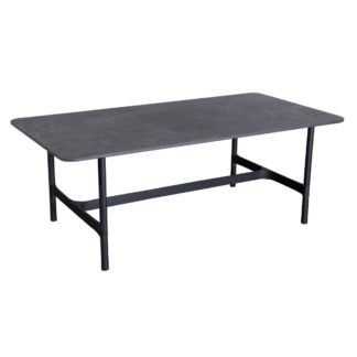 An Image of Cane-line Twist Rectangular Coffee Table