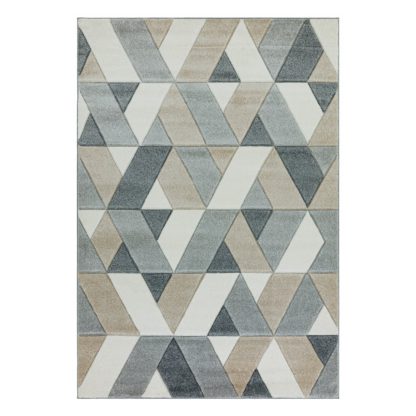 An Image of Asiatic Sketch Geo Rectangle Rug - 120x170cm