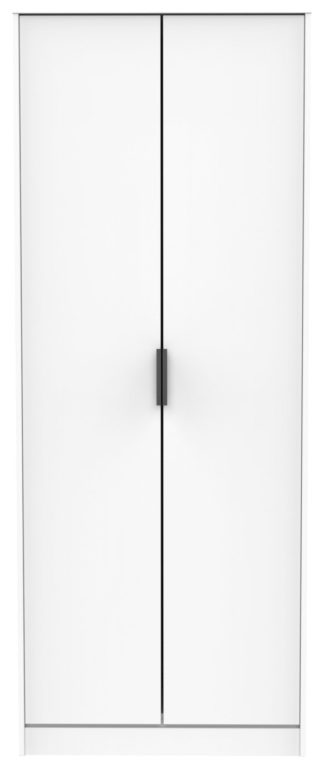 An Image of Verona 2 Door Wardrobe - White