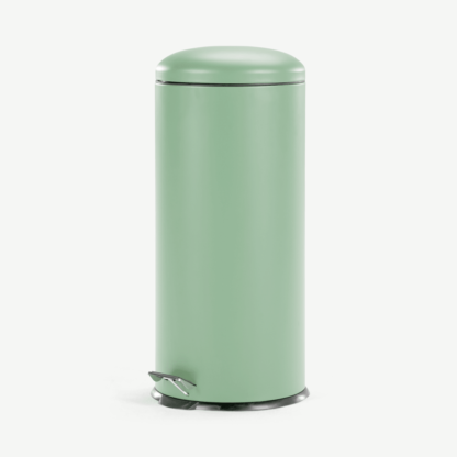 An Image of Joss 30L Domed Pedal Bin, Mint