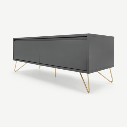 An Image of Elona Media Unit, Charcoal and Brass