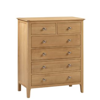 An Image of Cotswold Oak 4 + 2 Drawer Chest