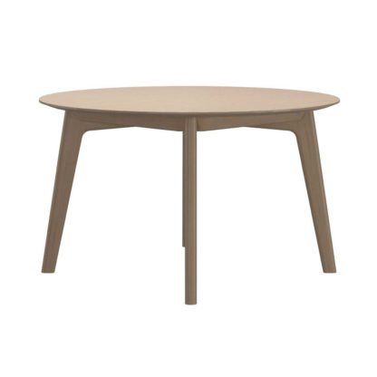 An Image of Stressless Bordeaux Round Dining Table, Quickship