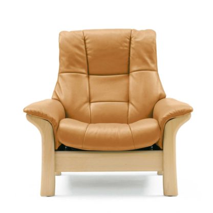 An Image of Stressless Buckingham High Back 2 Seater, Choice of Leather