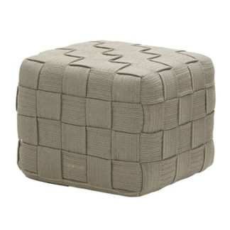 An Image of Cane-line Cube Footstool, Taupe