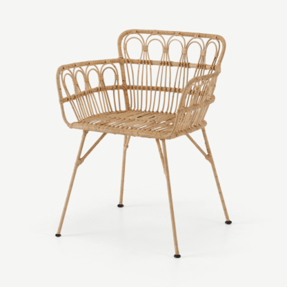 An Image of Jurupa Dining Chair, Natural Cane