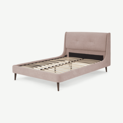 An Image of Raffety King Size Bed, Soft Shell Pink