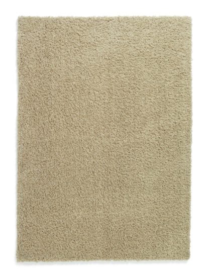 An Image of Habitat Cosy Recycled Shaggy Rug - 120x170cm - Natural