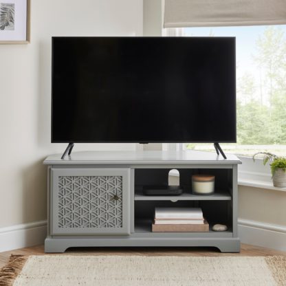 An Image of Carys Corner TV Unit Grey