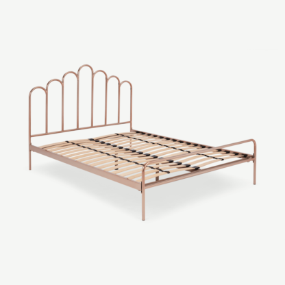 An Image of Kiruna King Size Bed, Copper