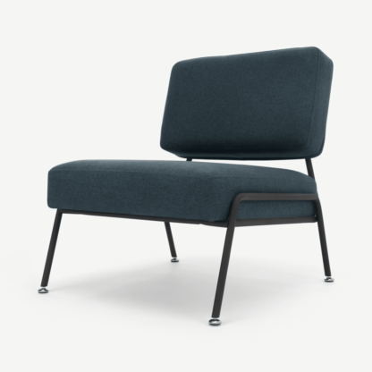 An Image of Knox Accent Armchair, Aegean Blue