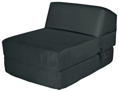 An Image of Argos Home Single Chair Bed - Jet Black