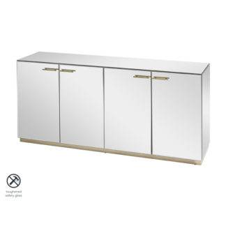 An Image of Harper Sideboard – Champagne Gold Details