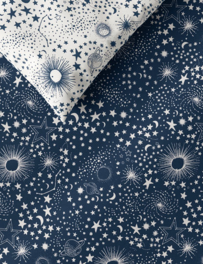 An Image of M&S Cotton Mix Constellation Bedding Set