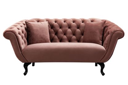 An Image of Ramona Two Seat Sofa - Blush Pink
