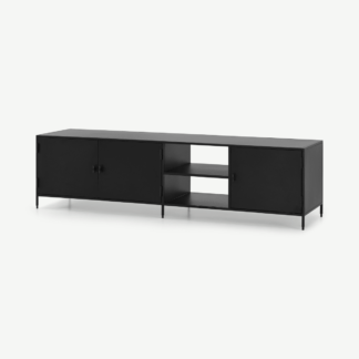 An Image of Solomon Wide TV Unit, Black