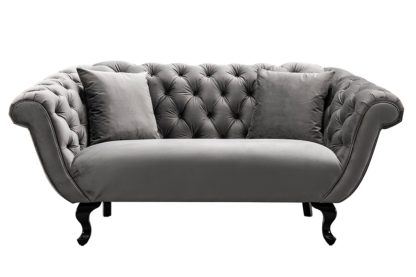 An Image of Ramona Two Seat Sofa - Dove Grey