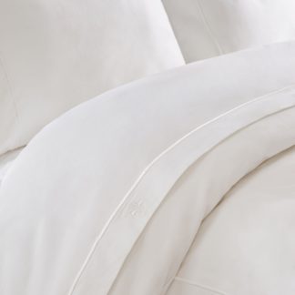 An Image of Dorma Egyptian Cotton 1000 Thread Count Flat Sheet White