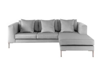 An Image of Linear Left/Right Hand Corner Sofa – Dove Grey