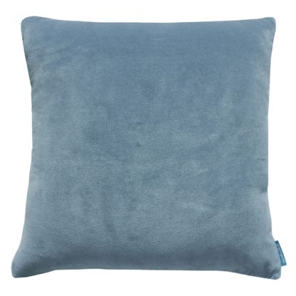 An Image of House Beautiful Velvet Linen Cushion - Siver - 45x45cm
