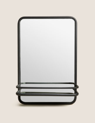 An Image of M&S Lexington Mirror with Shelf