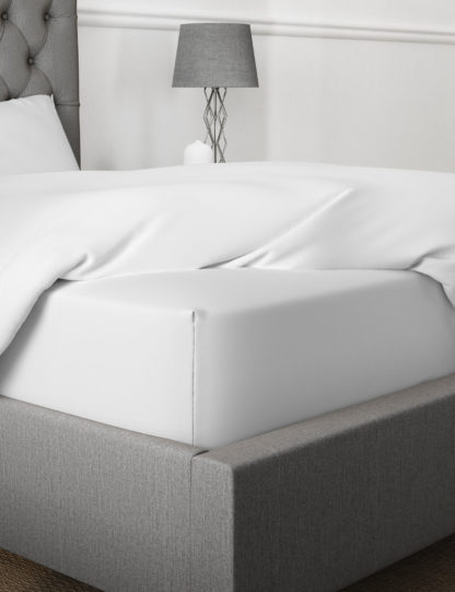 An Image of M&S Egyptian Cotton 230 Thread Count Extra Deep Fitted Sheet