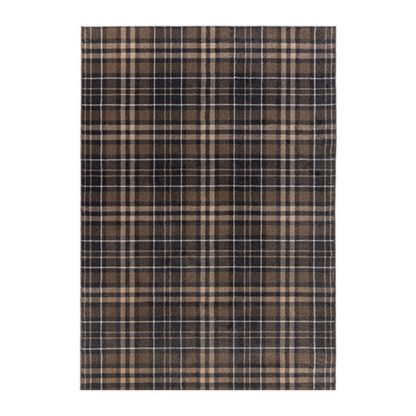 An Image of Kilbirnie Rug Grey, Brown and White