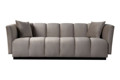 An Image of Herbie Three Seat Sofa - Taupe