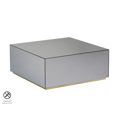 An Image of Hallie Smoked Mirror Coffee Table